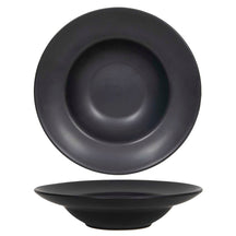 Cookinglife Diepe Borden / Pastaborden Zwart ø 24 cm - 6 Stuks