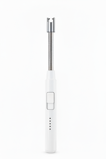 Cookinglife Elektrische Aansteker - Buigbare Aansteker - USB oplaadbaar - Zwart/Wit