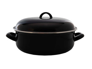Cookinglife Braadpan met deksel - Emaille - Cooking - ø 22 cm / 2 Liter - geëmailleerde anti-aanbaklaag