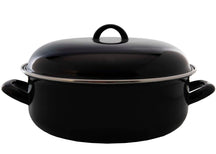 Cookinglife Braadpan met deksel - Emaille - Cooking - ø 28 cm / 6 Liter - geëmailleerde anti-aanbaklaag