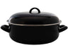 Cookinglife Braadpan met deksel - Emaille - Cooking - ø 28 cm / 6 Liter - geëmailleerde anti-aanbaklaag
