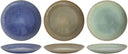 Cookinglife Ontbijtborden / Dessertborden Aqua Maris ø 21 cm - 6 Stuks
