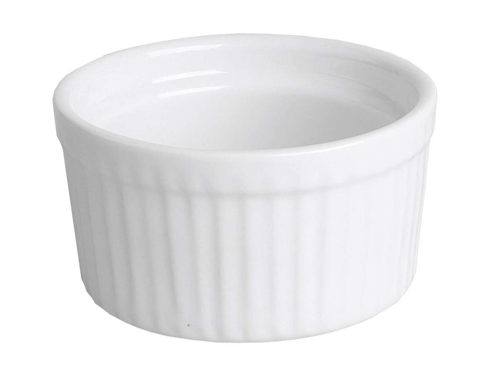 Cookinglife Ramekins / Soufflébakje / Creme Brulee Schaaltjes - Wit ø 9 cm - 6 stuks