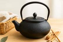 Cookinglife Theepot Arare met RVS Filter - Gietijzer Zwart - 800 ml