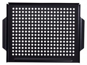 Cookinglife BBQ Grillplaat Fire & Flavour 38 x 28 cm - Non-Stick Metaal - Geschikt voor BBQ