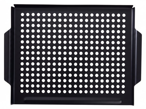 Cookinglife BBQ Grillplaat Fire & Flavour 38 x 28 cm - Non-Stick Metaal - Geschikt voor BBQ