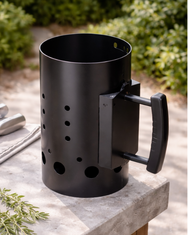 Cookinglife Brikettenstarter BBQ Starter Set - Met 3kg Kokosbriketten & Handschoenen