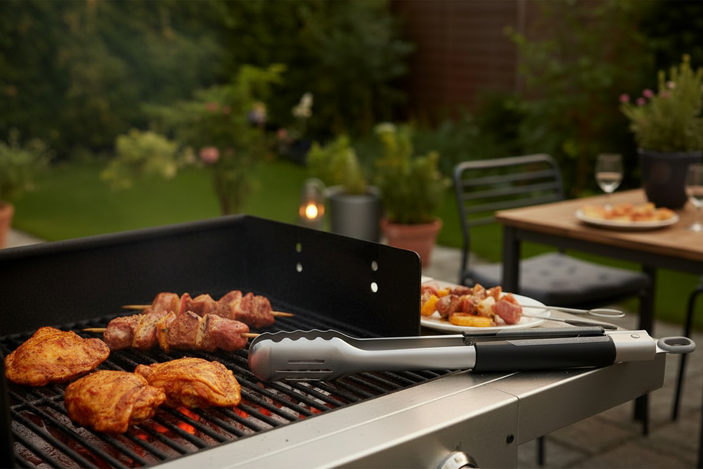 BBQ Tang Fire & Flavour RVS 42 cm - Grilltang Zwart/Grijs kopen ...
