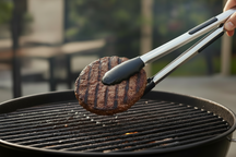 Cookinglife BBQ Tang Fire & Flavour RVS 32 cm - BBQ Tool met Zwarte Handgreep