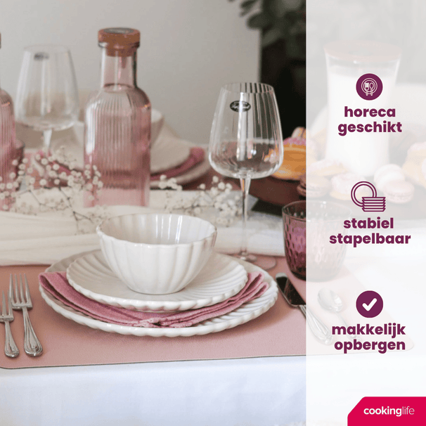 Cookinglife Soepkommen / Kommen Cardida Off White ø 14 cm - 6 Stuks