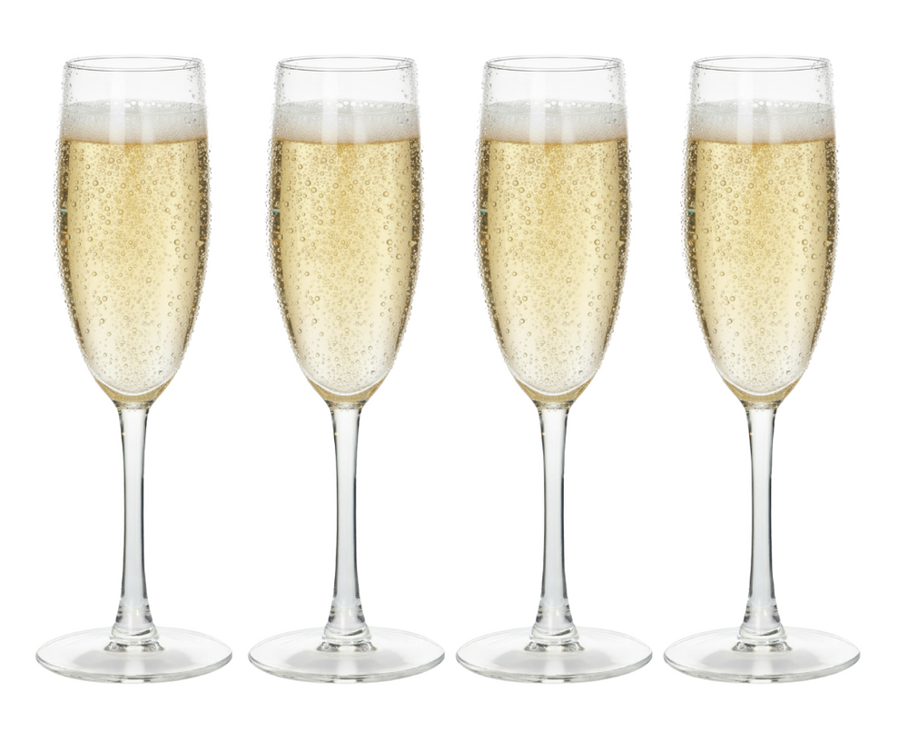 Cookinglife Champagneglazen Milena 180 ml - 4 Stuks