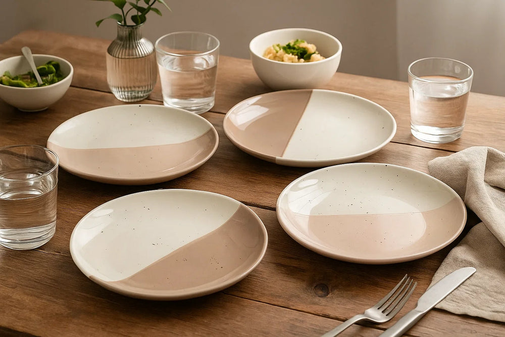 Cookinglife Dinerborden Leem ø 27 cm - 6 Stuks