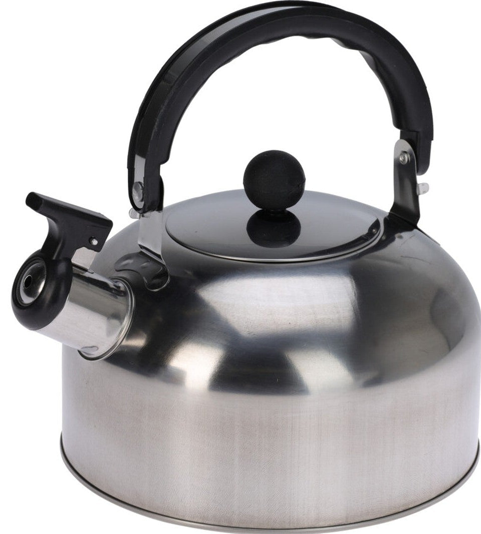 Cookinglife Fluitketel RVS 2 Liter - Waterkoker voor Thee en Koffie