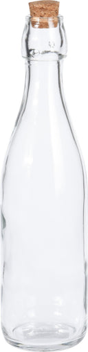 Cookinglife Fles met Kurk - Glas - 500 ml - Serveren en Bewaren van Dranken en Olie