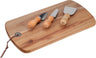 Cookinglife Kaasmessenset 4-delig - RVS - Kaasplank - Snijden en Serveren van Kazen