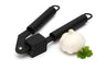 Cookinglife Knoflookpers Zwart 19 cm - Knoflookpers voor verse knoflook - Eenvoudig te reinigen - Stevig RVS persgedeelte - Comfortabele kunststof handgrepen - Duurzaam en stijlvol - 190 x 50 x 30 mm - Keukengerei - Keuken accessoires