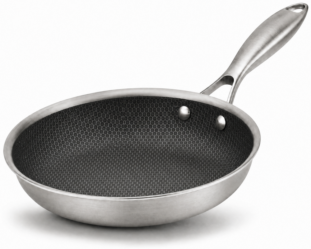 Cookinglife Koekenpan HexaCook - Hybride Pan ø 28 cm - NON STICK - geschikt voor alle warmtebronnen - keramische anti-aanbaklaag