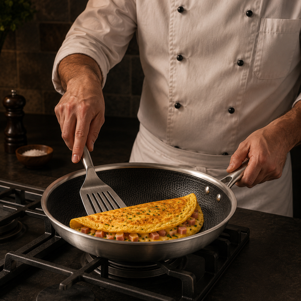 Cookinglife Koekenpannenset HexaCook - Hybride Pan 2-Delig ø 24 & 28 cm - NON STICK - geschikt voor alle warmtebronnen - keramische anti-aanbaklaag