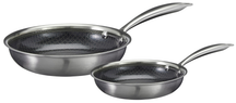 Cookinglife Koekenpannenset HexaCook - Hybride Pan 2-Delig ø 24 & 28 cm - NON STICK - geschikt voor alle warmtebronnen - keramische anti-aanbaklaag