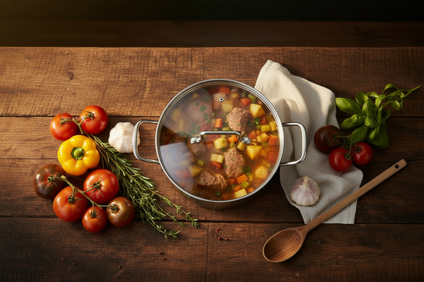 Cookinglife Kookpan Essential Steel RVS Ø 20 cm - 2.7 liter - geschikt voor alle warmtebronnen