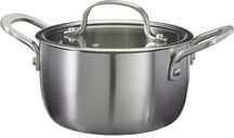 Cookinglife Kookpan Signature Steel - RVS - ø 16 cm / 1.2 Liter - geschikt voor alle warmtebronnen