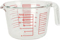 Cookinglife Maatbeker Borosilicaat Glas 1 Liter - Afmeten Vloeistoffen en Ingrediënten