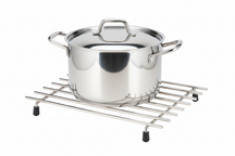 Cookinglife Pannenonderzetter RVS 24 x 19 cm - Onderzetter voor hete pannen