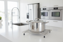 Cookinglife Pannenonderzetter RVS 24 x 19 cm - Onderzetter voor hete pannen