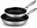 Cookinglife Koekenpannenset HexaCook - Hybride Pan 2-Delig ø 24 & 28 cm - NON STICK - geschikt voor alle warmtebronnen - keramische anti-aanbaklaag