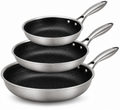 Cookinglife Koekenpannenset HexaCook - Hybride Pan 3-delig ø 20, 24 & 28 cm - NON STICK - geschikt voor alle warmtebronnen - keramische anti-aanbaklaag