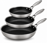 Cookinglife Koekenpannenset HexaCook - Hybride Pan 3-delig ø 20, 24 & 28 cm - NON STICK - geschikt voor alle warmtebronnen - keramische anti-aanbaklaag