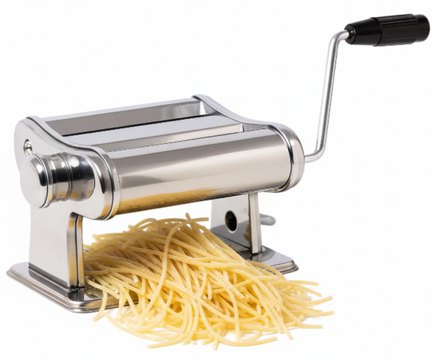 Cookinglife Pastamachine Italian - Chroom - voor Lasagne en Spaghetti