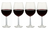 Cookinglife Rode Wijnglazen Milena 580 ml - 4 Stuks