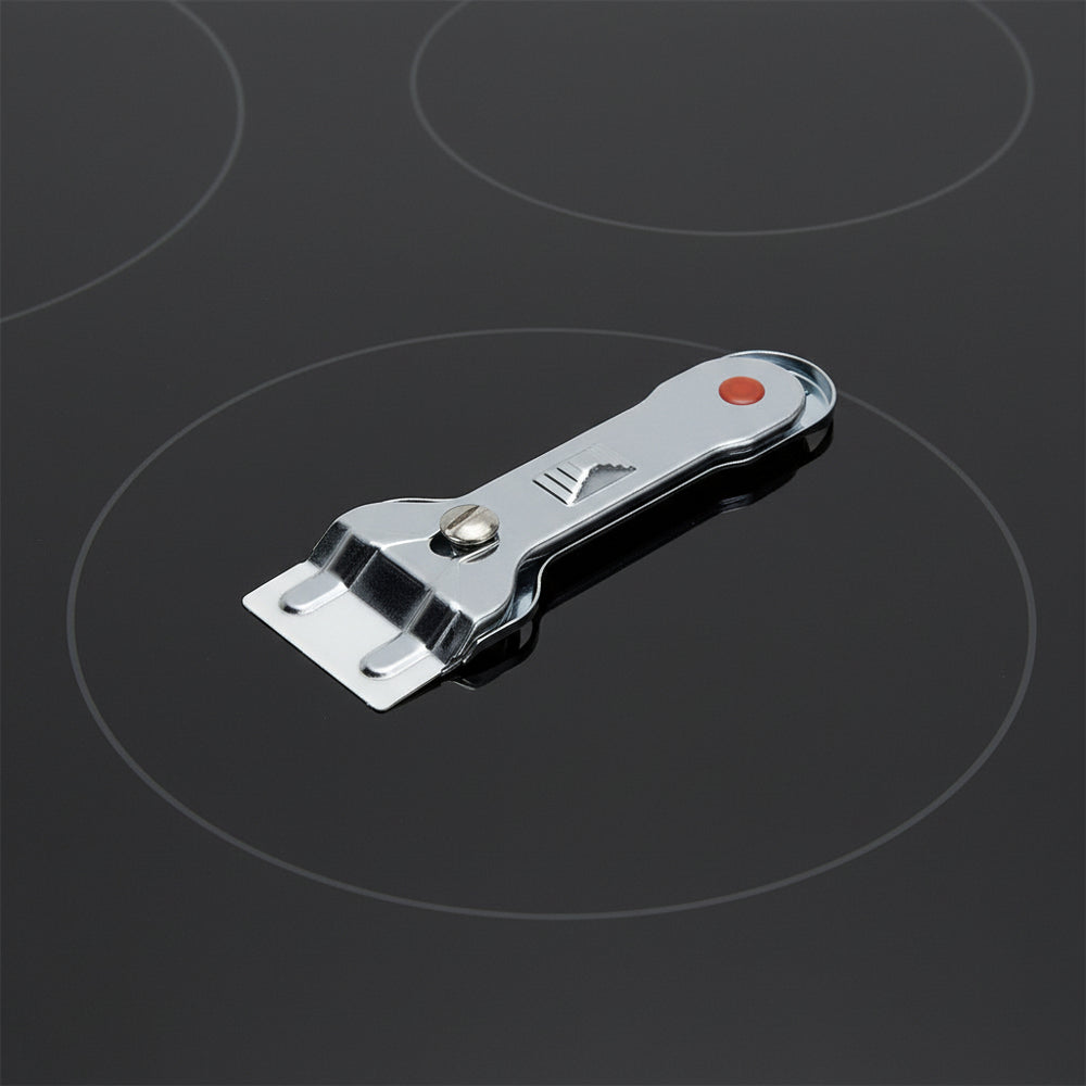 Cookinglife Schraper voor Kookplaat 14 cm - Kunststof en Staal - Glas en Inductie