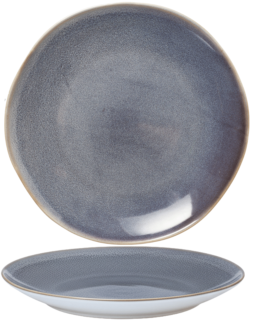 Cookinglife Dinerborden Serene Blue ø 28 cm - Aardewerk - 4 stuks