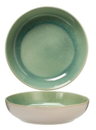 Cookinglife Diepe Borden / Pastaborden Serene Green ø 23 cm - Aardewerk - 4 Stuks