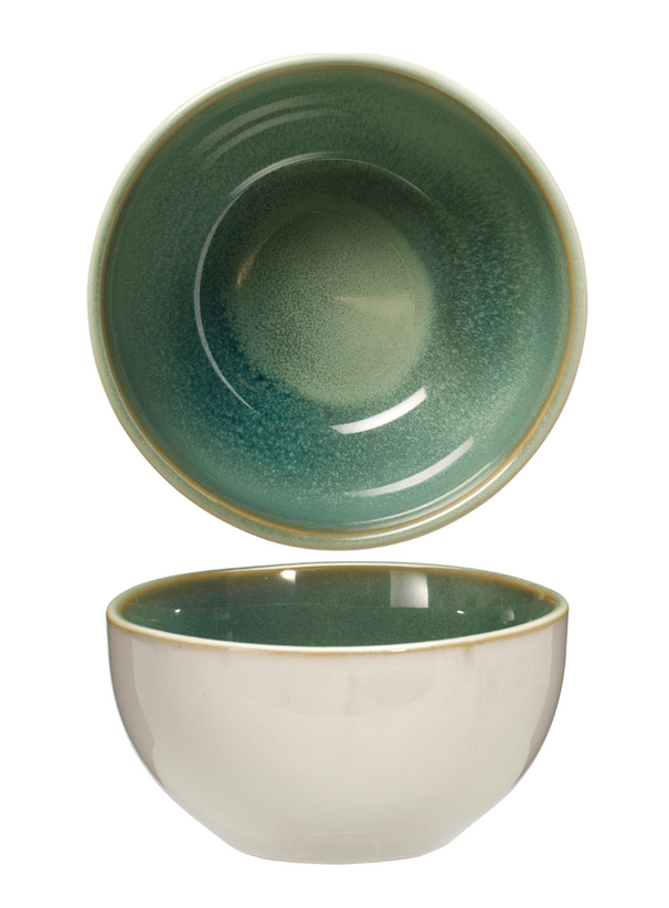 Cookinglife Soepkommen / Kommen Serene Green ø 14 cm - Aardewerk - 4 Stuks