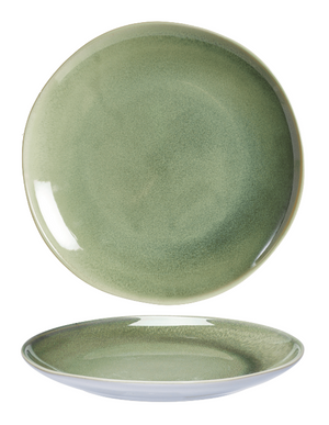 Cookinglife Ontbijtborden / Dessertborden Serene Green ø 20 cm - Aardewerk - 4 stuks