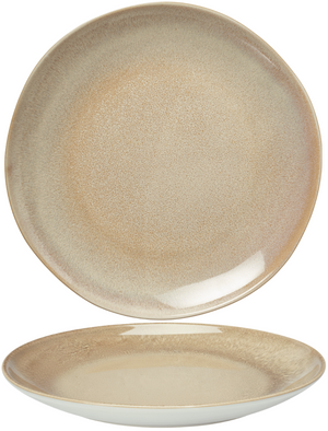 Cookinglife Dinerborden Serene Zand ø 28 cm - Aardewerk - 4 Stuks