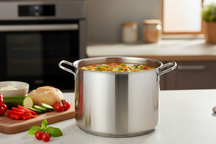 Cookinglife Soeppan Essential Steel RVS Ø 24 cm - 8.4 liter - geschikt voor alle warmtebronnen