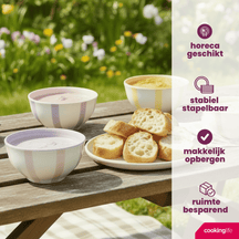 Cookinglife Kleine Kommen Spring Vibes ø 12 cm - 6 Stuks