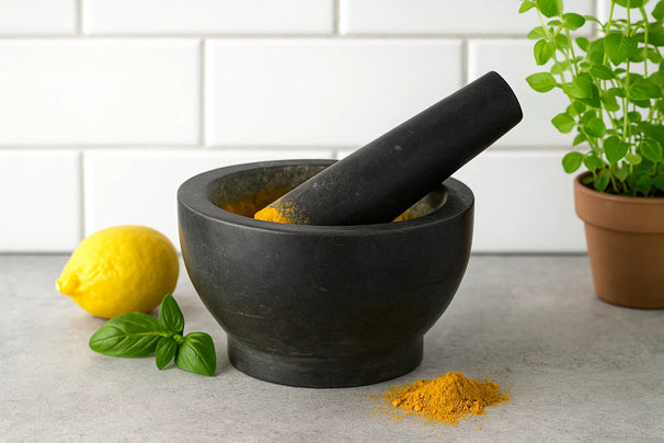 Cookinglife Vijzel Graniet - Zwart ø 18 cm