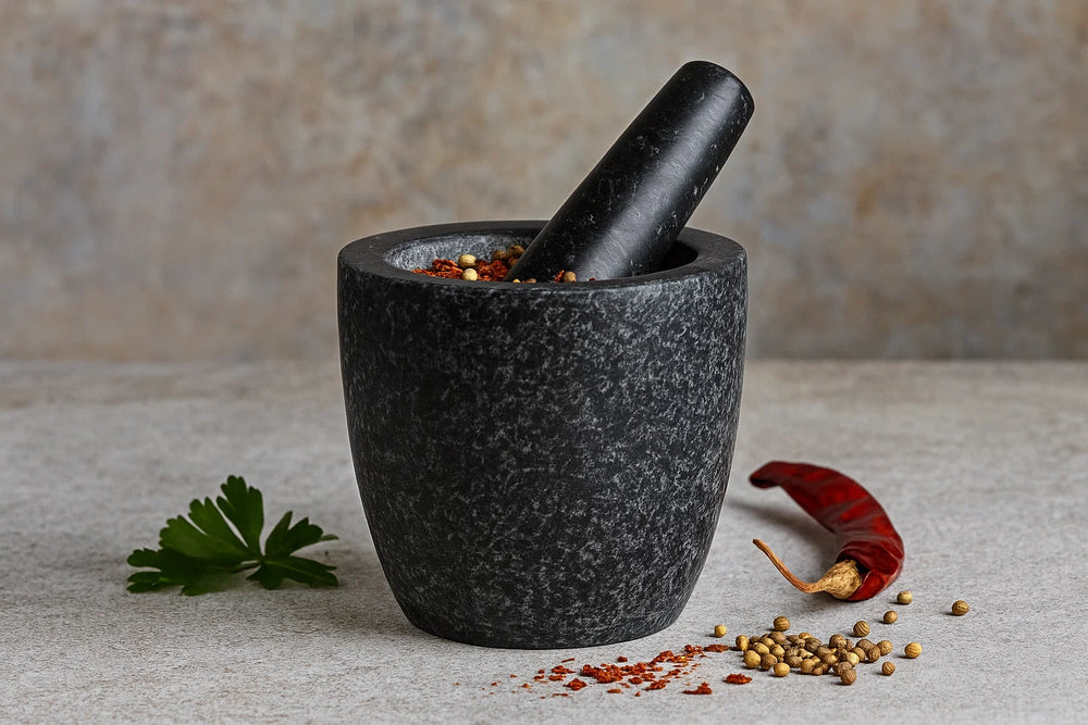 Cookinglife Vijzel Graniet - Zwart ø 13 cm