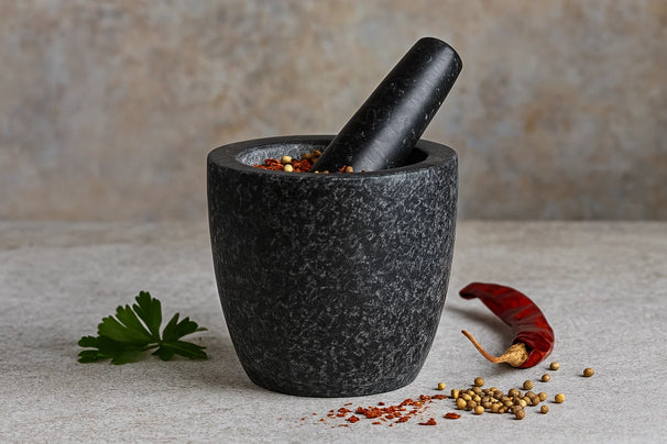 Cookinglife Vijzel Graniet - Zwart ø 13 cm