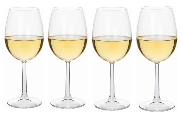 Cookinglife Witte Wijnglazen Milena 430 ml - 4 Stuks