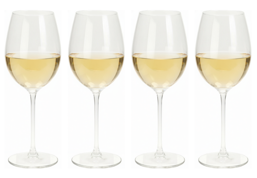 Cookinglife Witte Wijnglazen Solare 410 ml - 4 Stuks