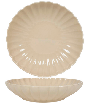 Cookinglife Diepe Borden / Pastaborden Cardida Beige ø 20 cm - 6 Stuks