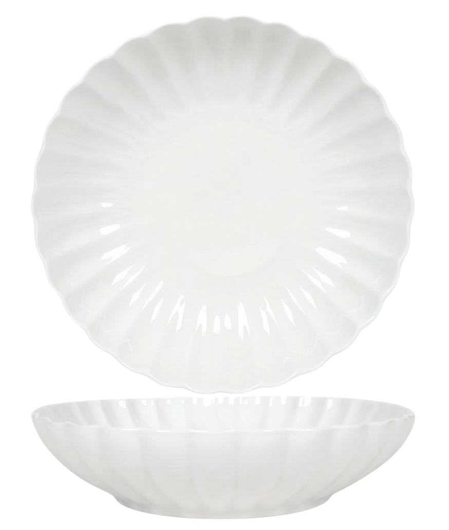 Cookinglife Diepe Borden / Pastaborden Cardida Off White ø 20 cm - 6 Stuks