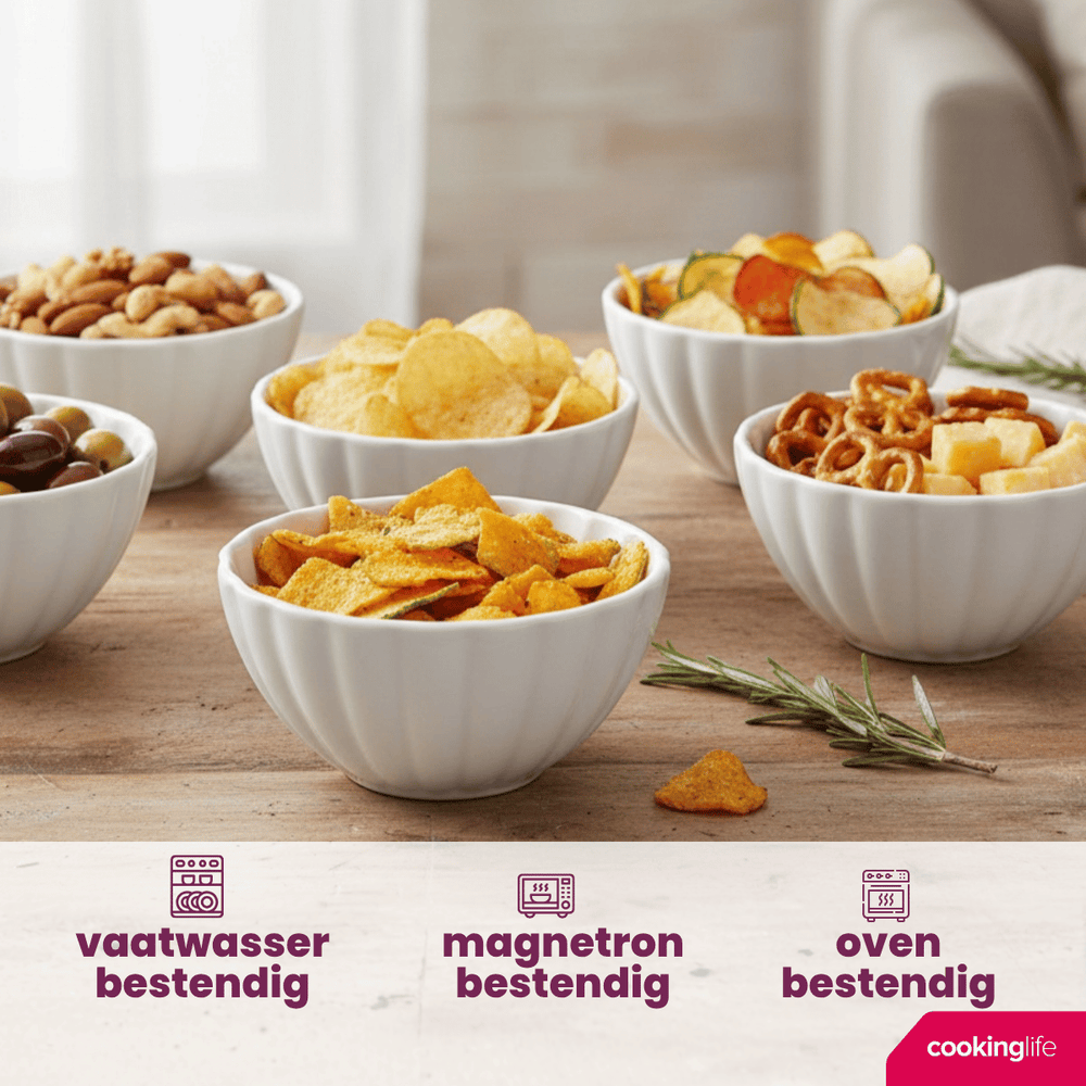 Cookinglife Soepkommen / Kommen Cardida Off White ø 14 cm - 6 Stuks