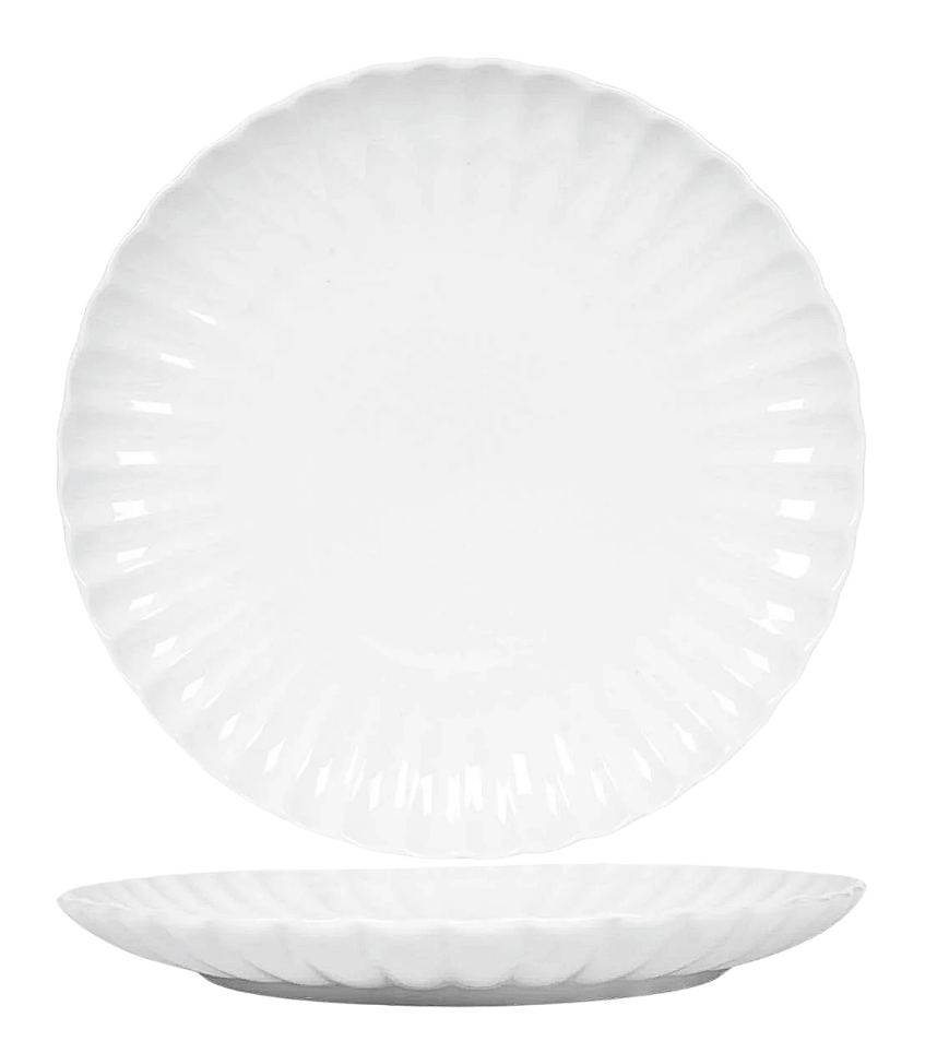 Cookinglife Ontbijtborden / Dessertborden Cardida Off White ø 19.5 cm - 6 Stuks